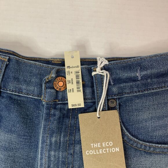NWT Madewell Women’s The Perfect Jean Shorts Size W 26 Raw Hem High Waist - Picture 2 of 8